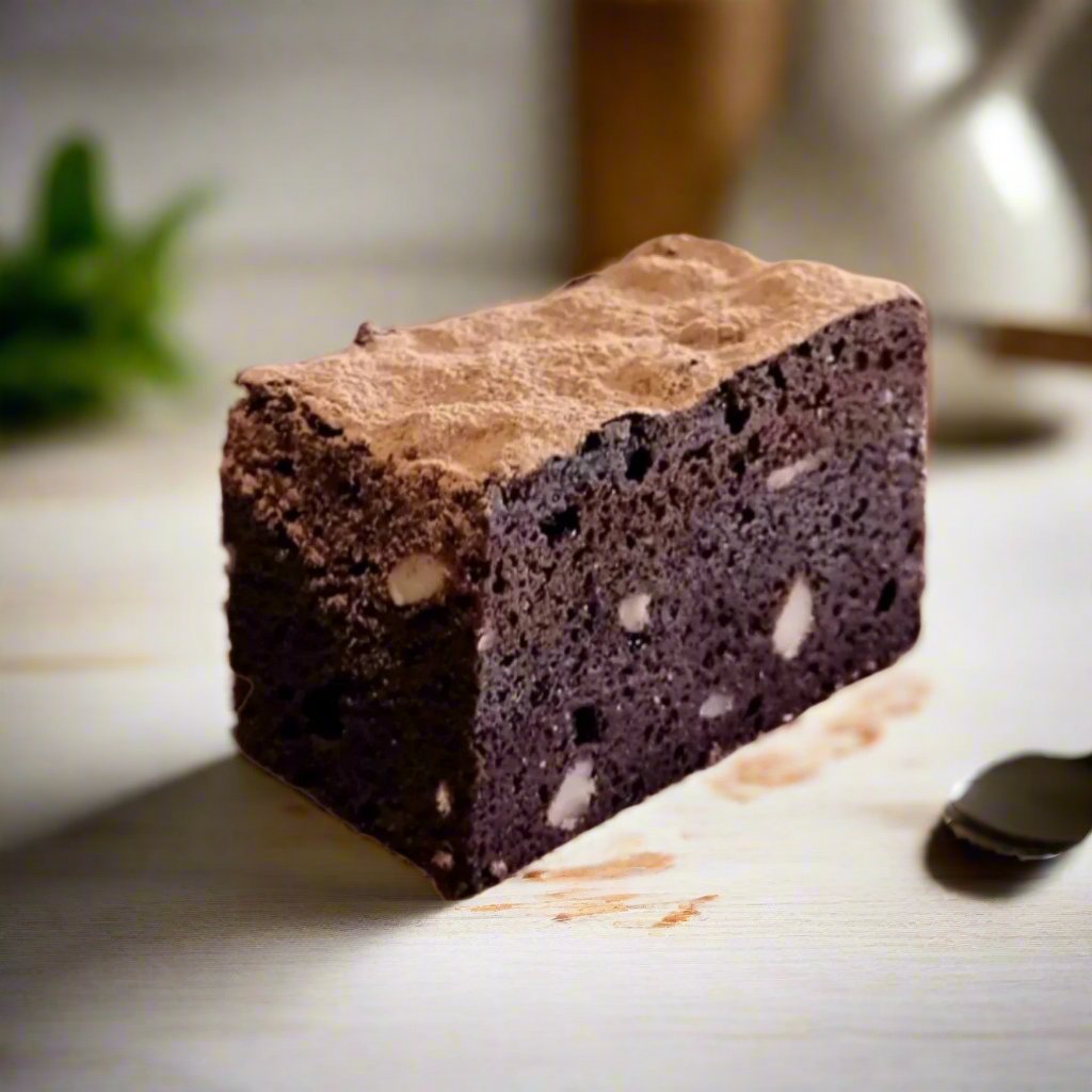 Chocolate Macadamia Brownie GF (12)