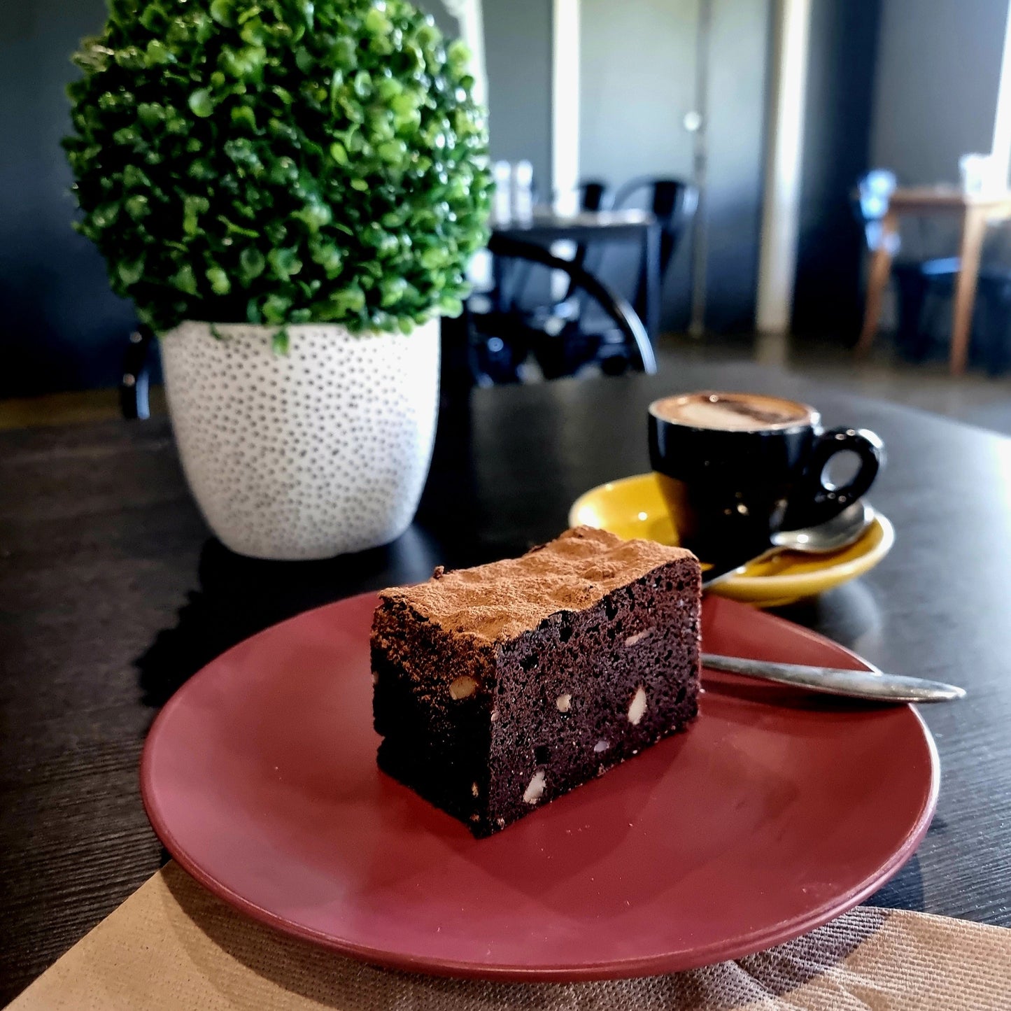 Chocolate Macadamia Brownie GF (12)