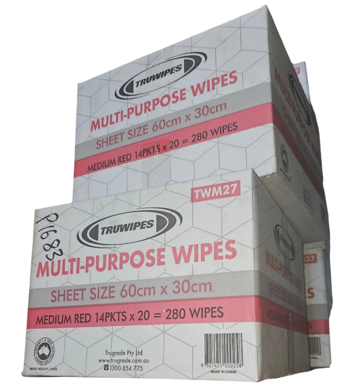 Truwipes Multi-purpose 60x30cm RED (20)