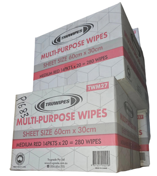 Truwipes Multi-purpose Red 60x30cm (20)