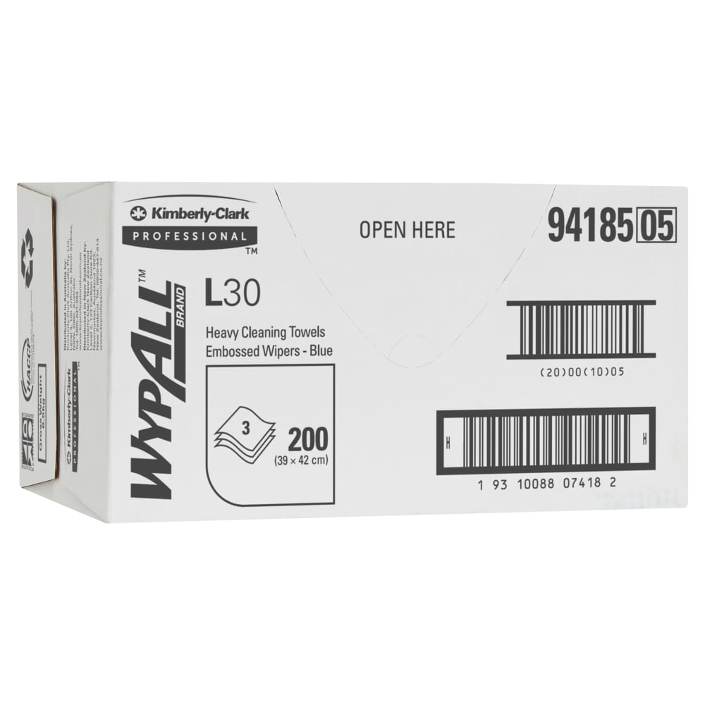 WypAll Embossed Wipes 42x39cm (200)