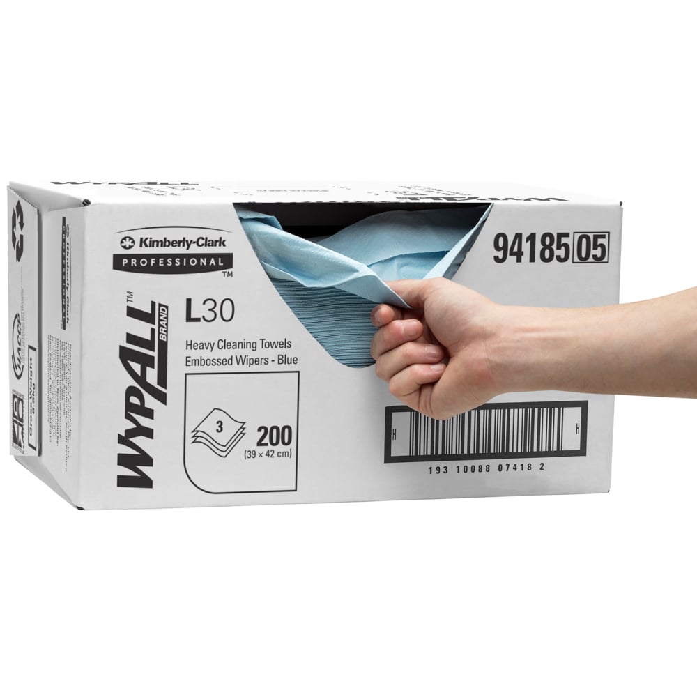 WypAll Embossed Wipes 42x39cm (200)