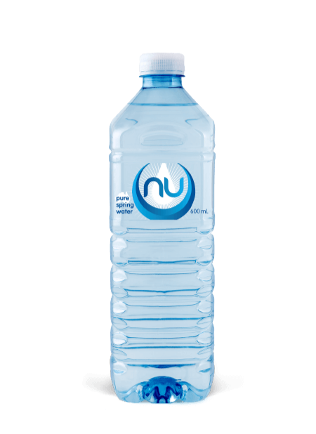 600ml Spring Water Square PET (24) Nu-Pure
