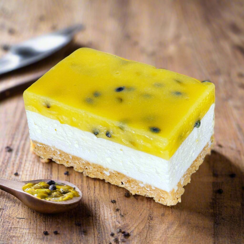Passionfruit Curd Cheesecake GF (12)
