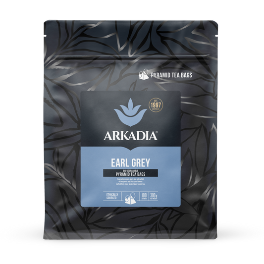 Tea Earl Gray Pyramid Bags Arkadia (100) 300G