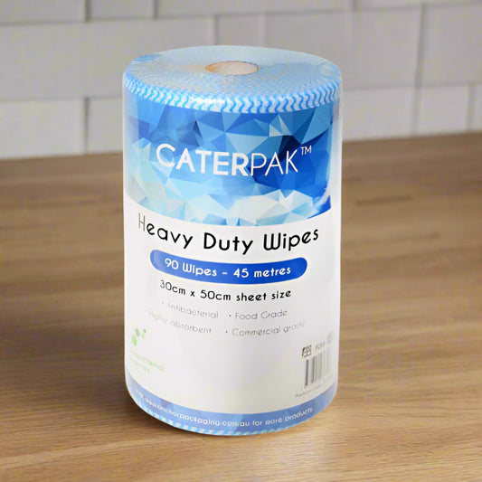 Wipes TUF Heavy Duty Roll (90 Sheets) - Blue CP-HDBW