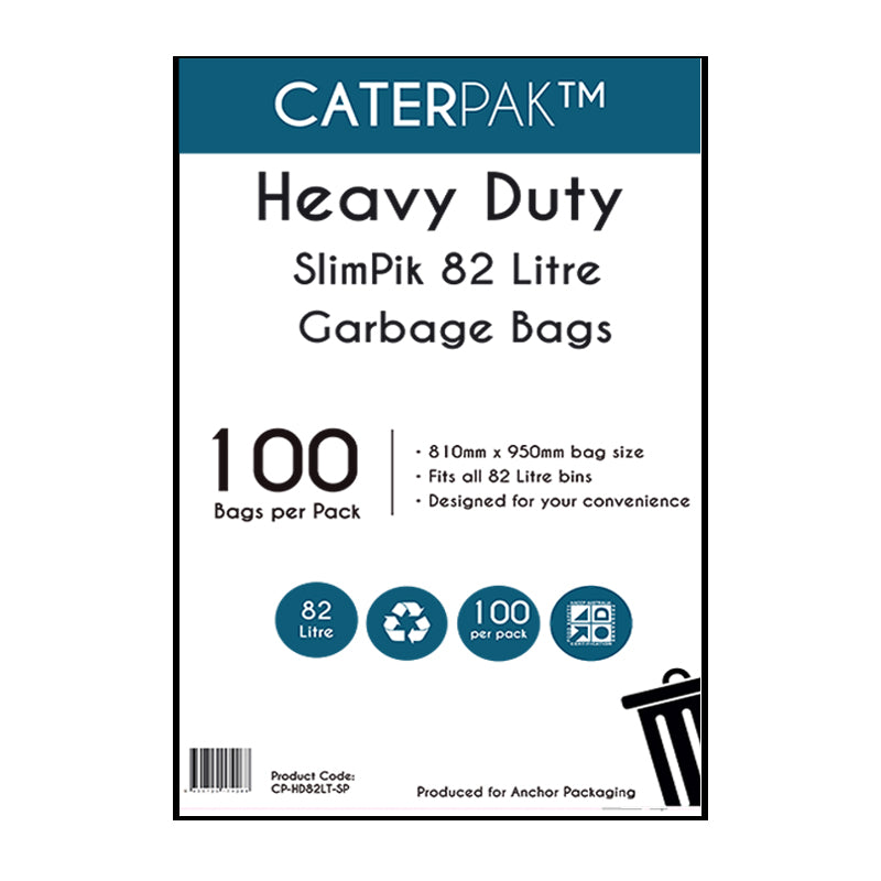 Bin Liner 82Ltr Heavy Duty SlimPik (300) Caterpak