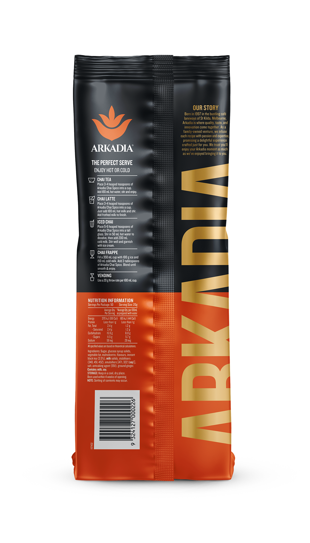 Chai Tea SPICE 1kg Arkadia