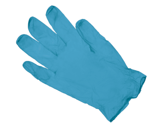Gloves Vinyl Blue Powder Free - Medium (100)