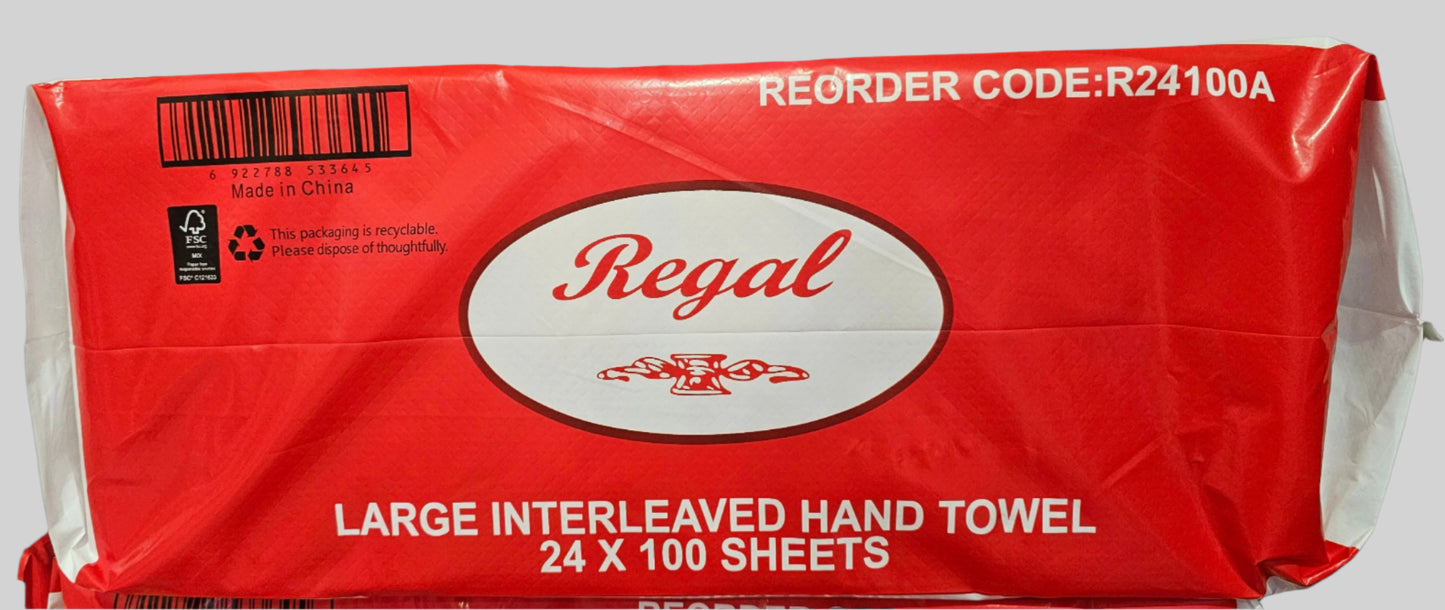 Large Interleaved Hand Towel