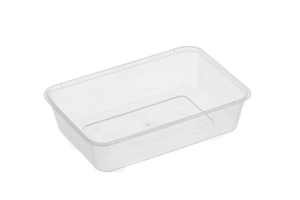Rectangle Base Clear 500ml (50) Genfac
