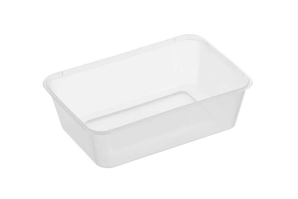 Rectangle Base Clear 650ml (50) Genfac