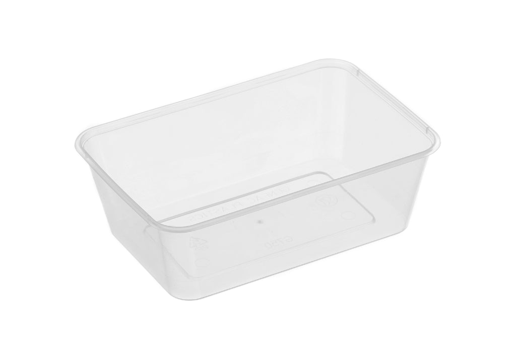 Rectangle Base Clear 750ml (50) Genfac