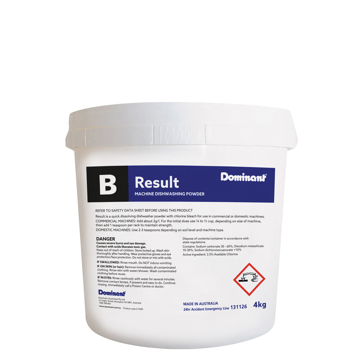 Dishwasher Powder "Result" 4kg