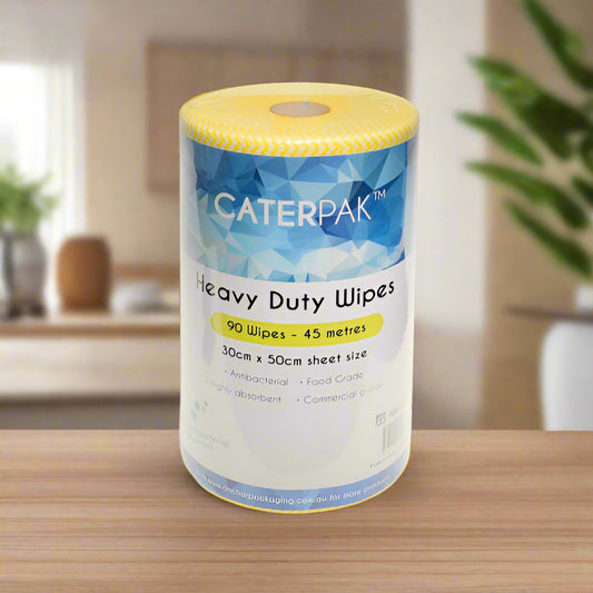 Wipes, TUF Heavy Duty Roll (90 Sheets) - Yellow CP-HDYW