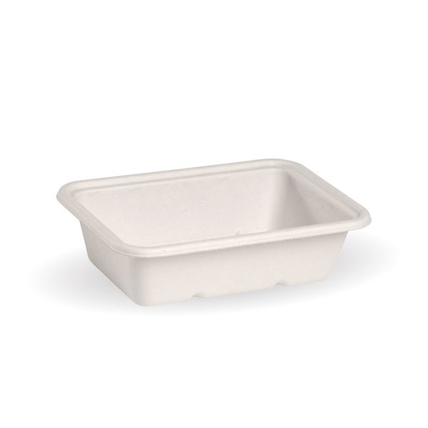 Rectangle BioCane Base 600ml - White (125)