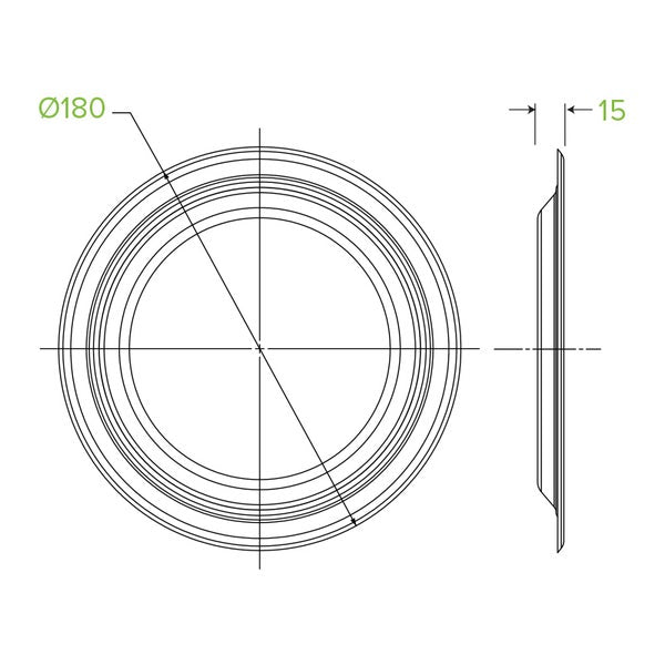 18cm / 7" Plate (125)