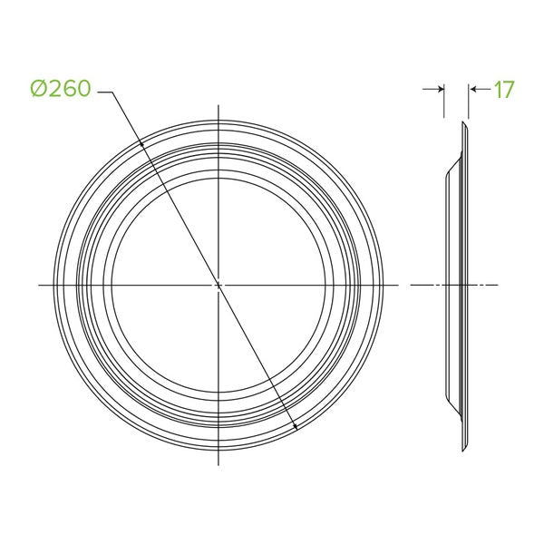 25cm / 10" Plate (125)