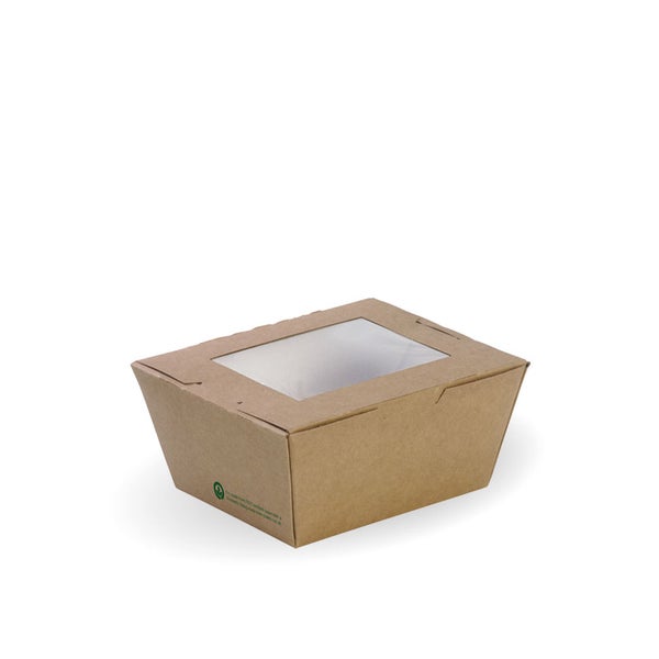 BioBoard Lunch Box Small with Window (50) BioPak