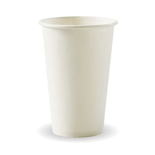 Hot Cup 12oz (80mm) Single Wall White (50)