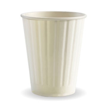390ml / 12oz (90mm) DW BioCup - WHITE (40)