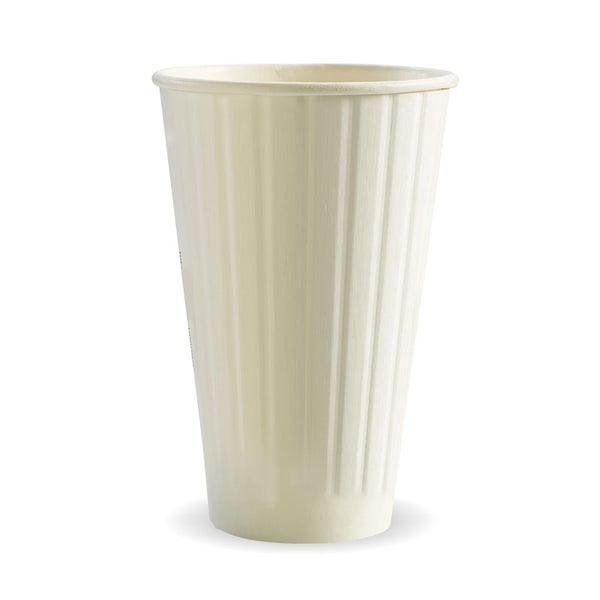 460ml / 16oz (90mm) DW BioCup - WHITE (40)