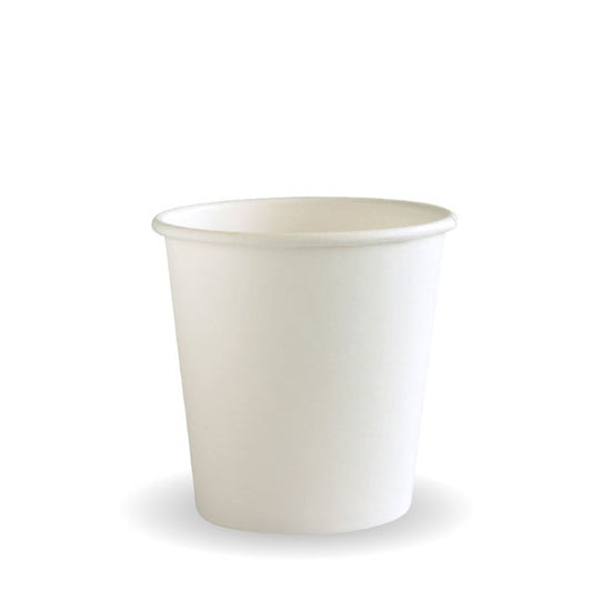 Hot Cup 4oz (62mm) Single Wall White (50)