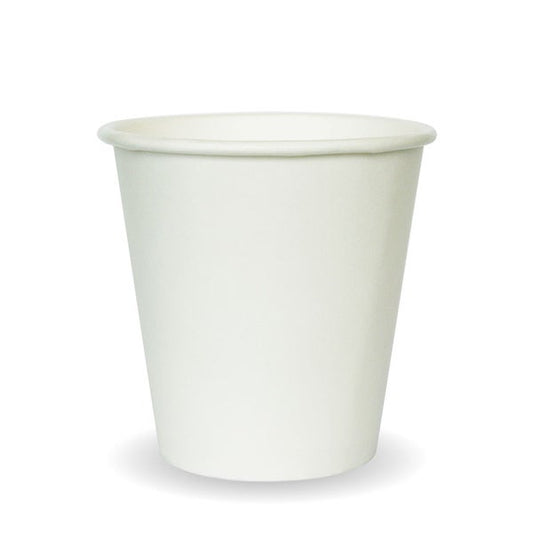 Hot Cup 6oz (80mm) Single Wall White (50)