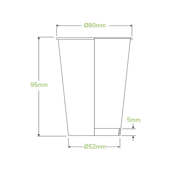 280ml / 8oz (80mm) SW BioCup - XMAS (50)