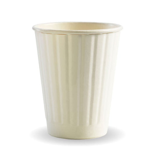 Hot Cup 8oz (80mm) Double Wall - White