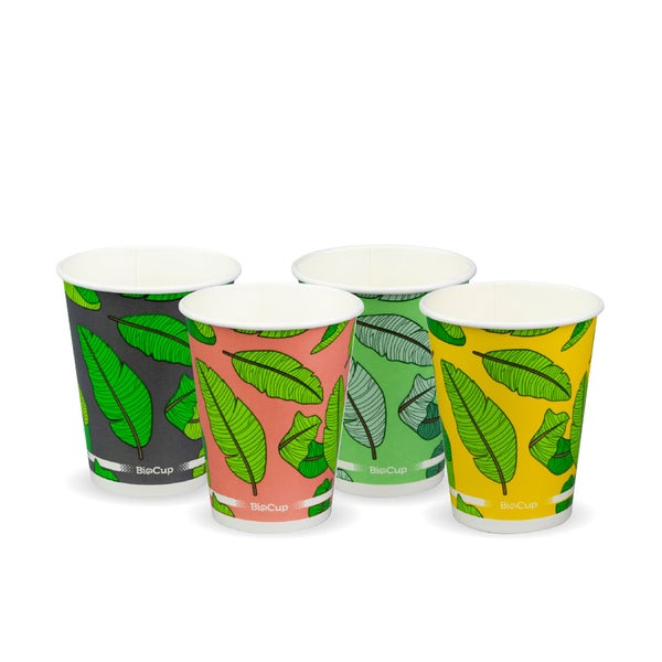 Cold Cup Paper 12oz Leaf (50) BioPak