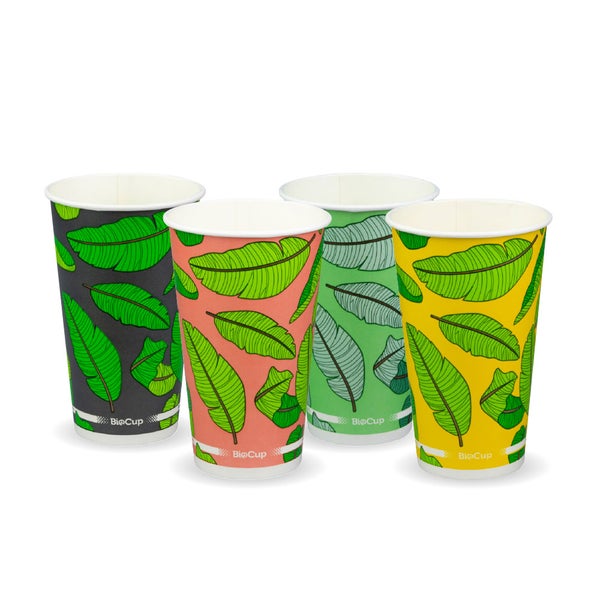 Cold Cup Paper 16oz Leaf (50)