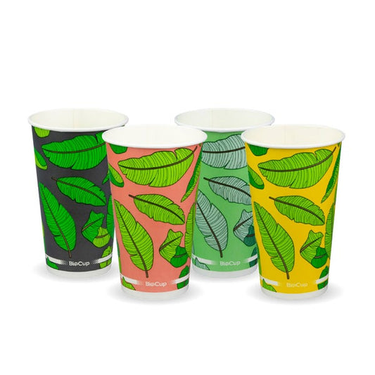 Cold Cup Paper 16oz Leaf (50)
