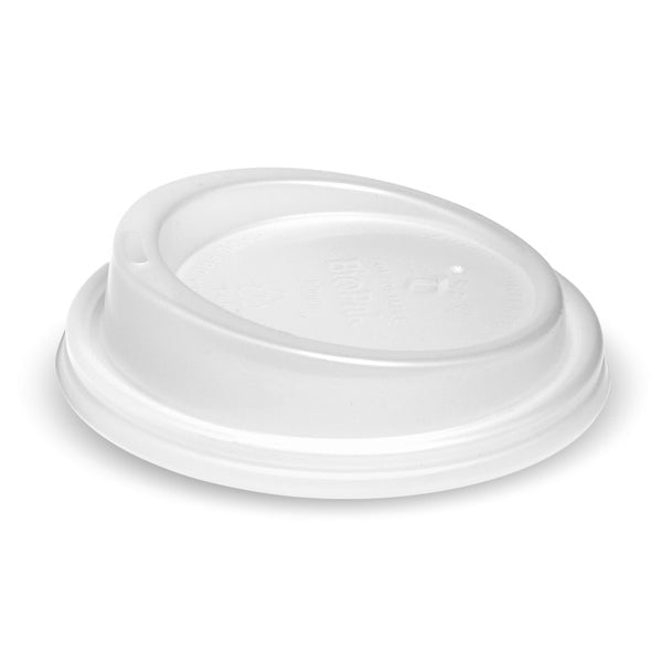 Hot Cup Lid 12-20oz (90mm) PLA White (50)