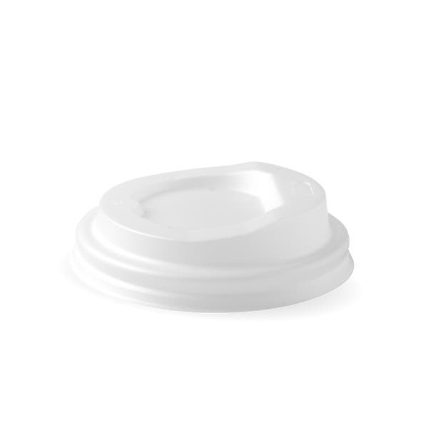 Hot Cup Lid 4oz (62mm) PLA White (50) - BCL-4PLA-C