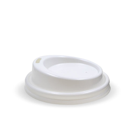 63mm PS* Sipper Lid to suit 4oz Hot BioCup - White (50) *RUNOUT*