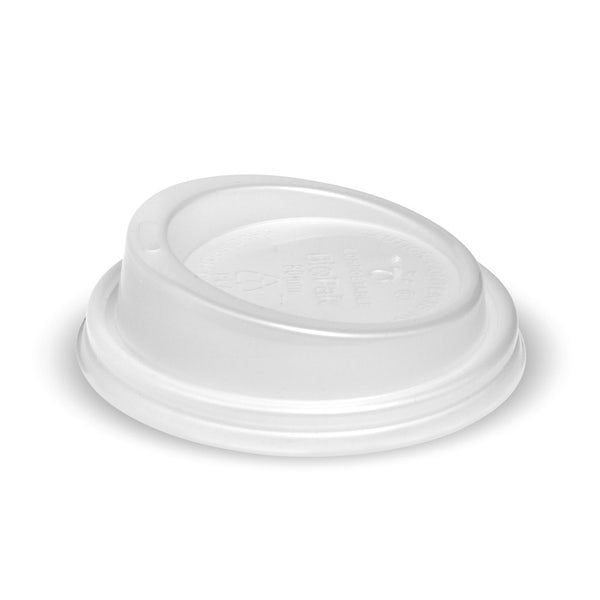 Hot Cup Lid (80mm) PLA White (50) BCL-8PLA-C