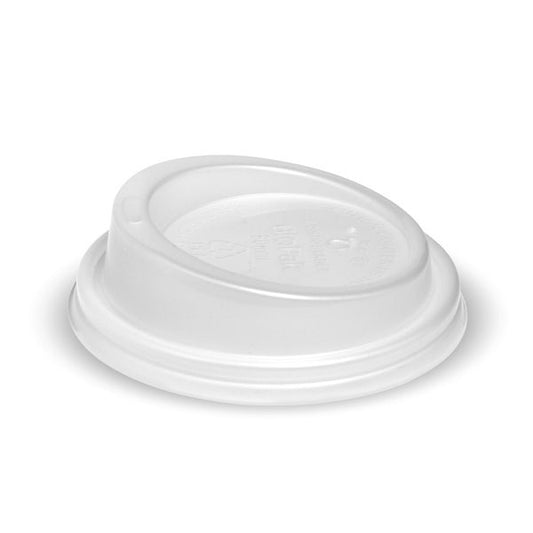 Hot Cup Lid (80mm) PLA White (50) BCL-8PLA-C