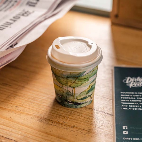 Hot Cup Lid 4oz (62mm) PLA White (50) - BCL-4PLA-C