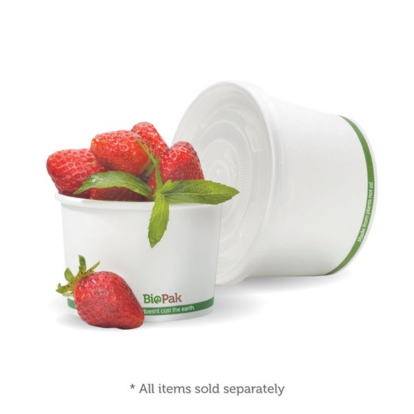 Paper BioBowl 250ml (8oz) White (50) BSC-8