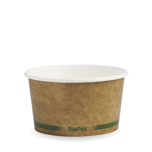 Paper BioBowl 430ml (12oz) Kraft (25)