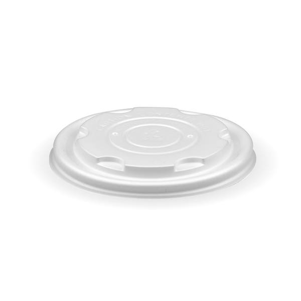 Flat Lid to suit Paper BioBowl (8oz) PLA (50)