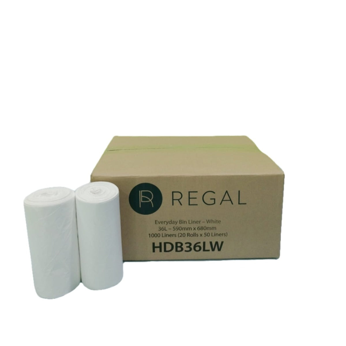 Bin Liner 36L White