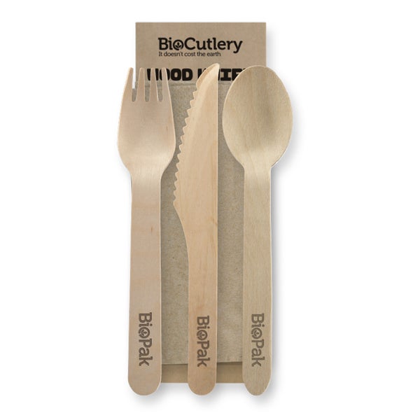 Cutlery Set 16cm Knife Fork Spoon Napkin (400)