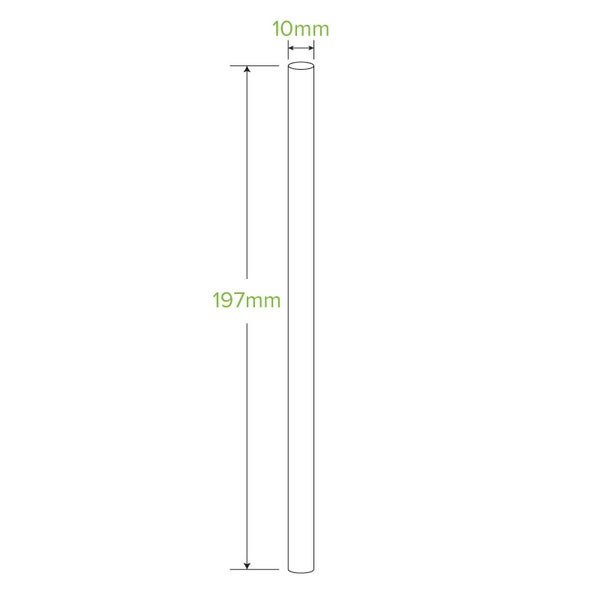 Straws Jumbo 10x197mm Art Series (100)