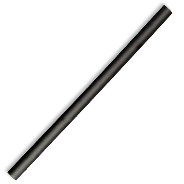 Straw Jumbo 10x197mm Black (100)