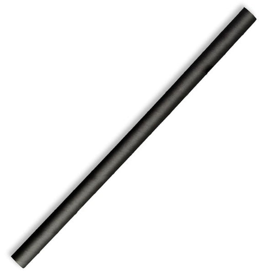 Straw Jumbo 10x197mm Black (100)