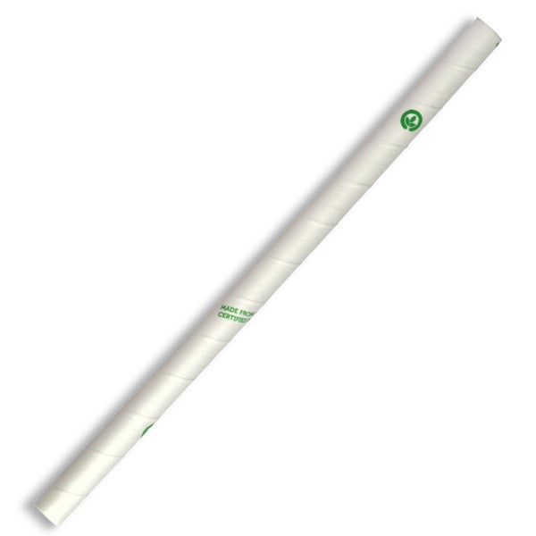 Straw Jumbo 10x197mm White (100)
