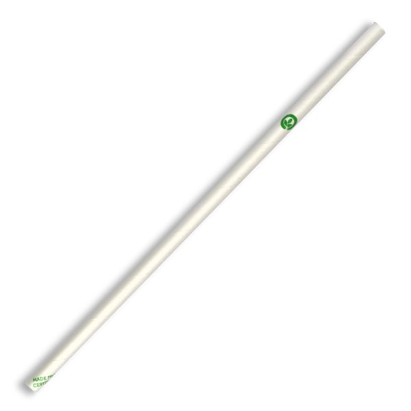 Straw Regular 6x197mm White (250)