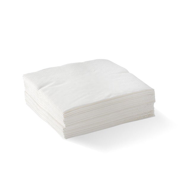 Napkin Cocktail 2-ply Embossed WHITE (250) Bpk